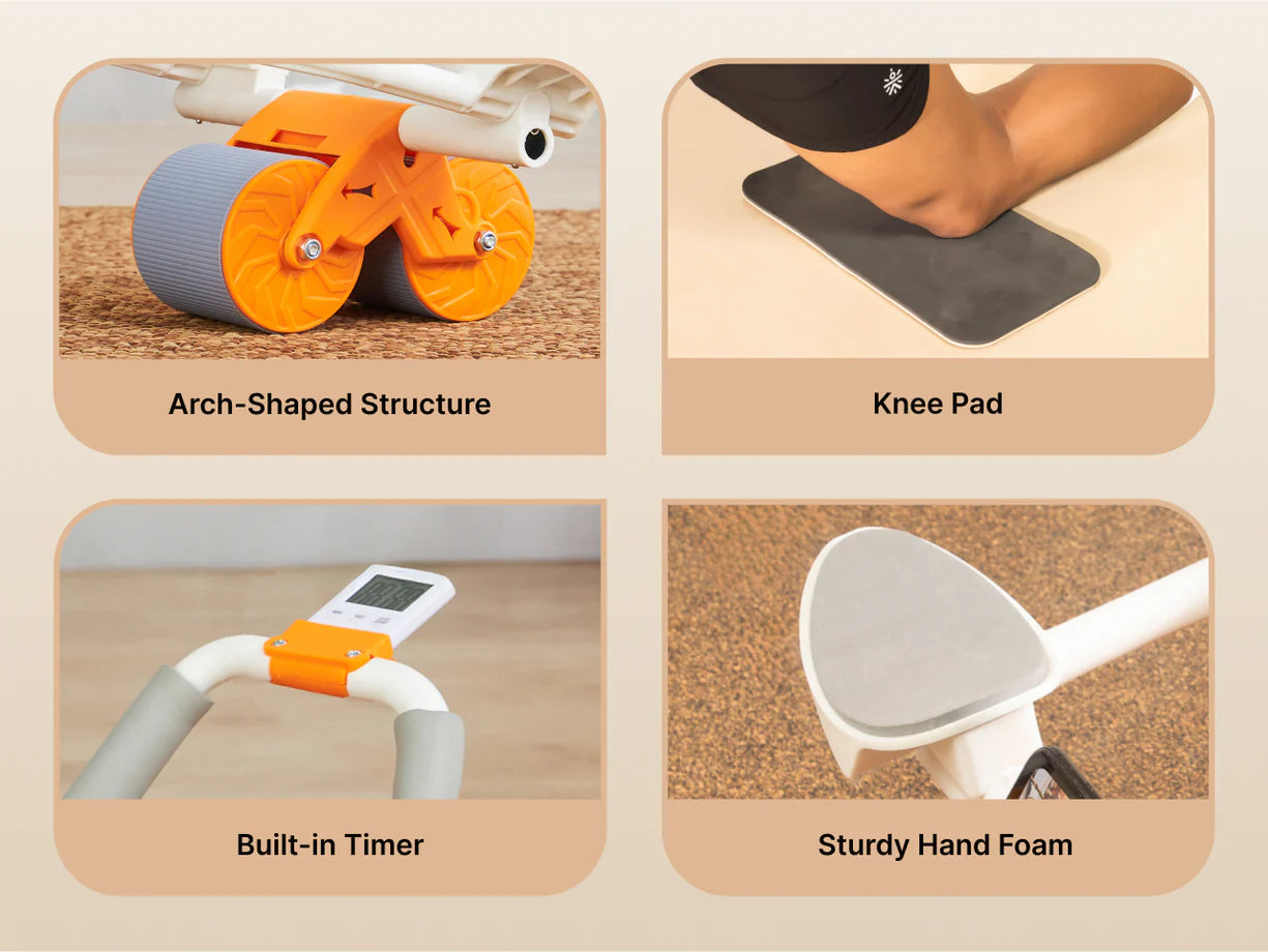 Abdominal Exercise Roller assorted color