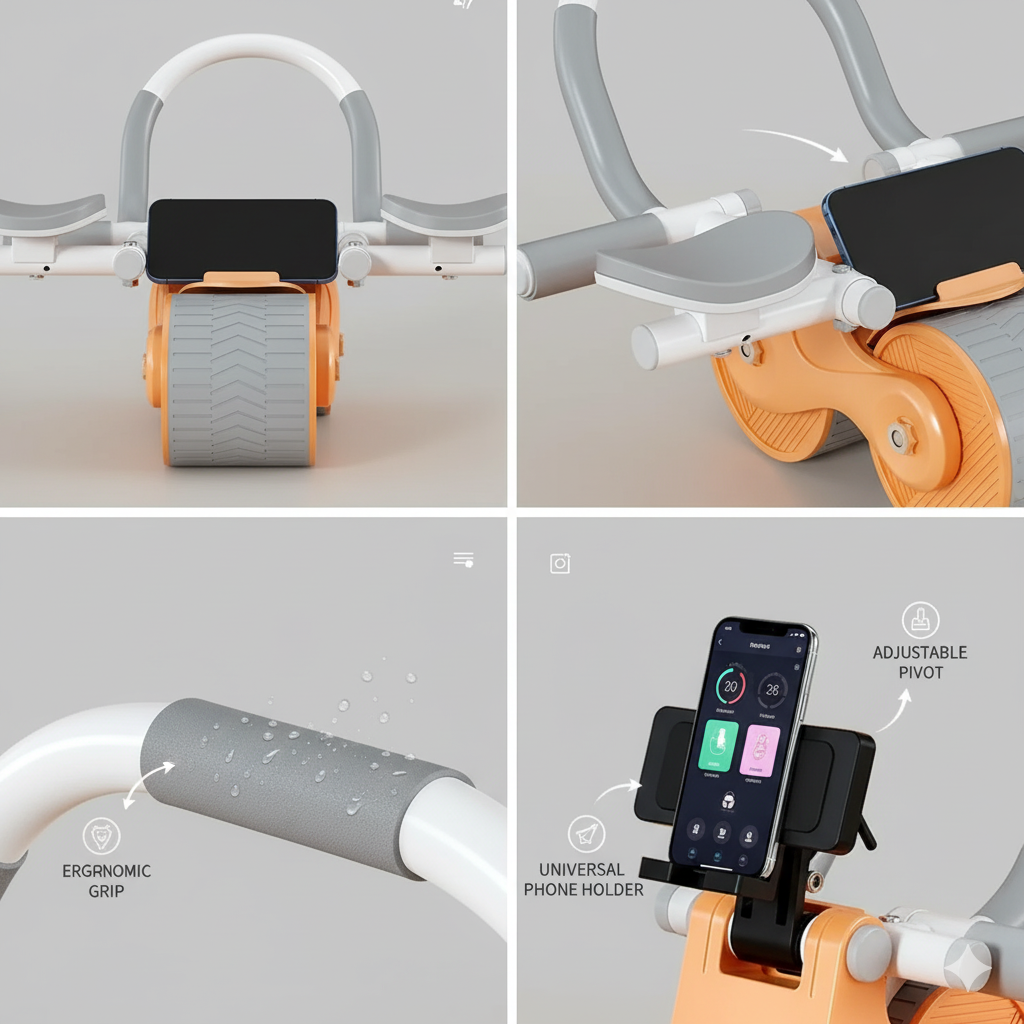 Abdominal Exercise Roller assorted color